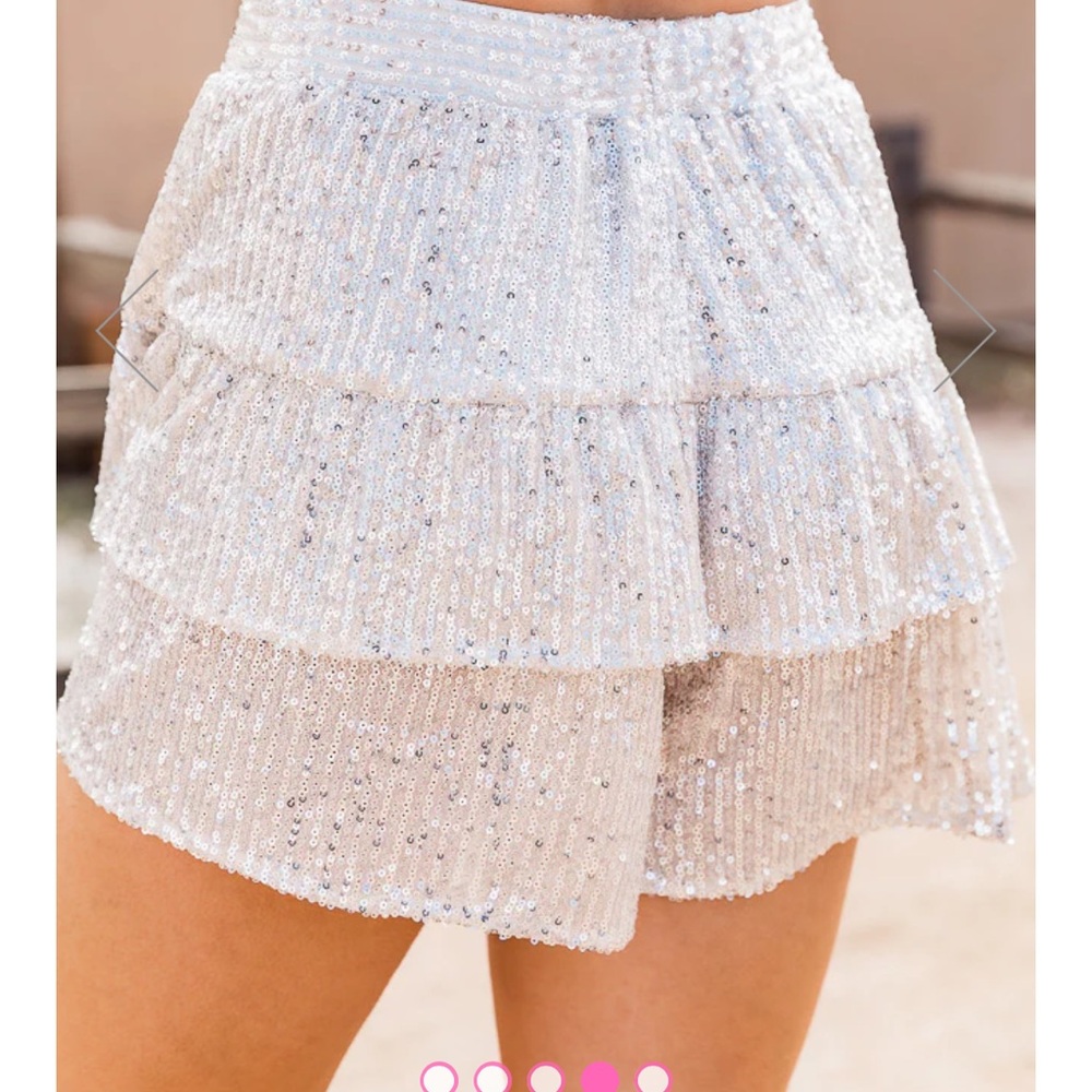 Sequin shorts